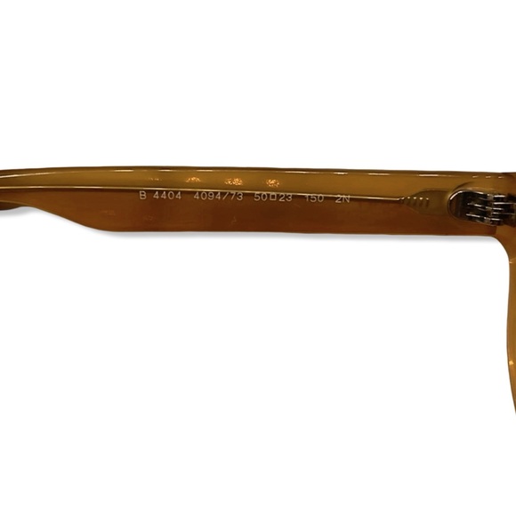 NEW Burberry BE4404 Round Sunglasses Honey Amber Acetate Italy 50mm - Picture 11 of 16